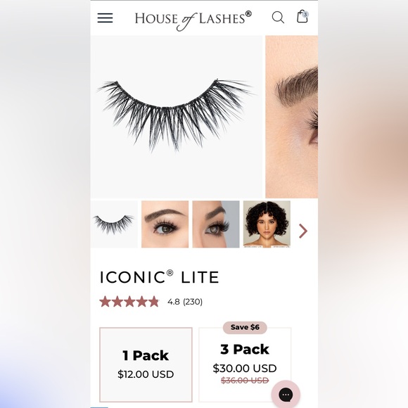 House of Lashes Iconic Lite 6 pack - Picture 4 of 5